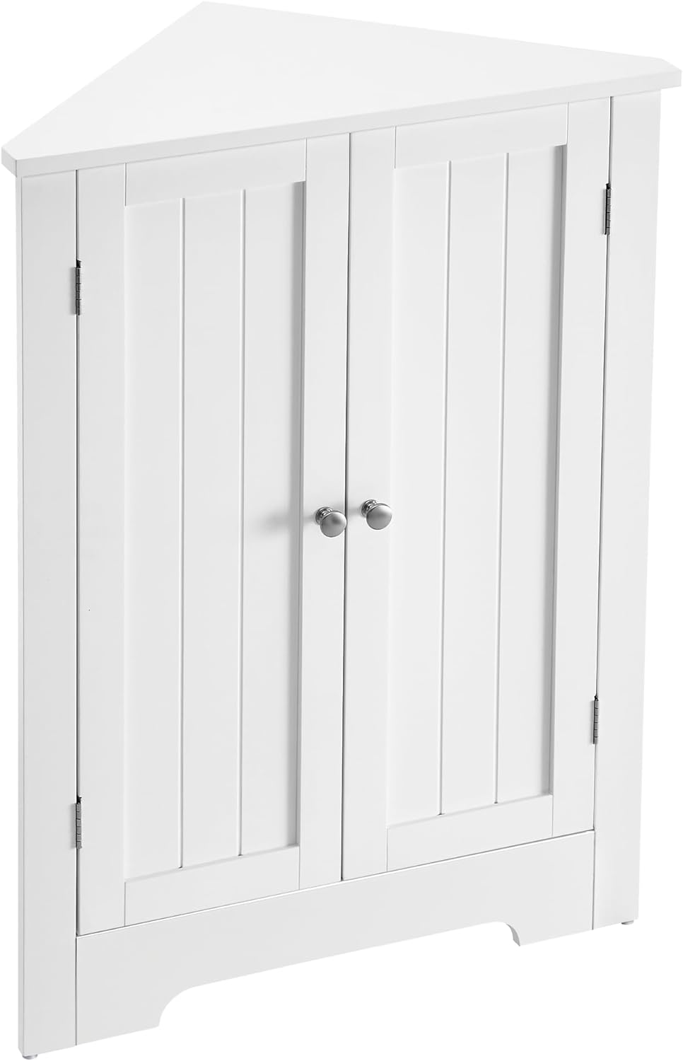 VASAGLE Eckschrank BBC844P31 – Verstellbare Ablage, Landhausstil, für Bad, Küche oder Wohnzimmer