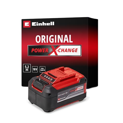 Detalle de Einhell Original Battery PXC 18 V 5,2 Ah: autonomia modulare per la tua gamma Power X-Change