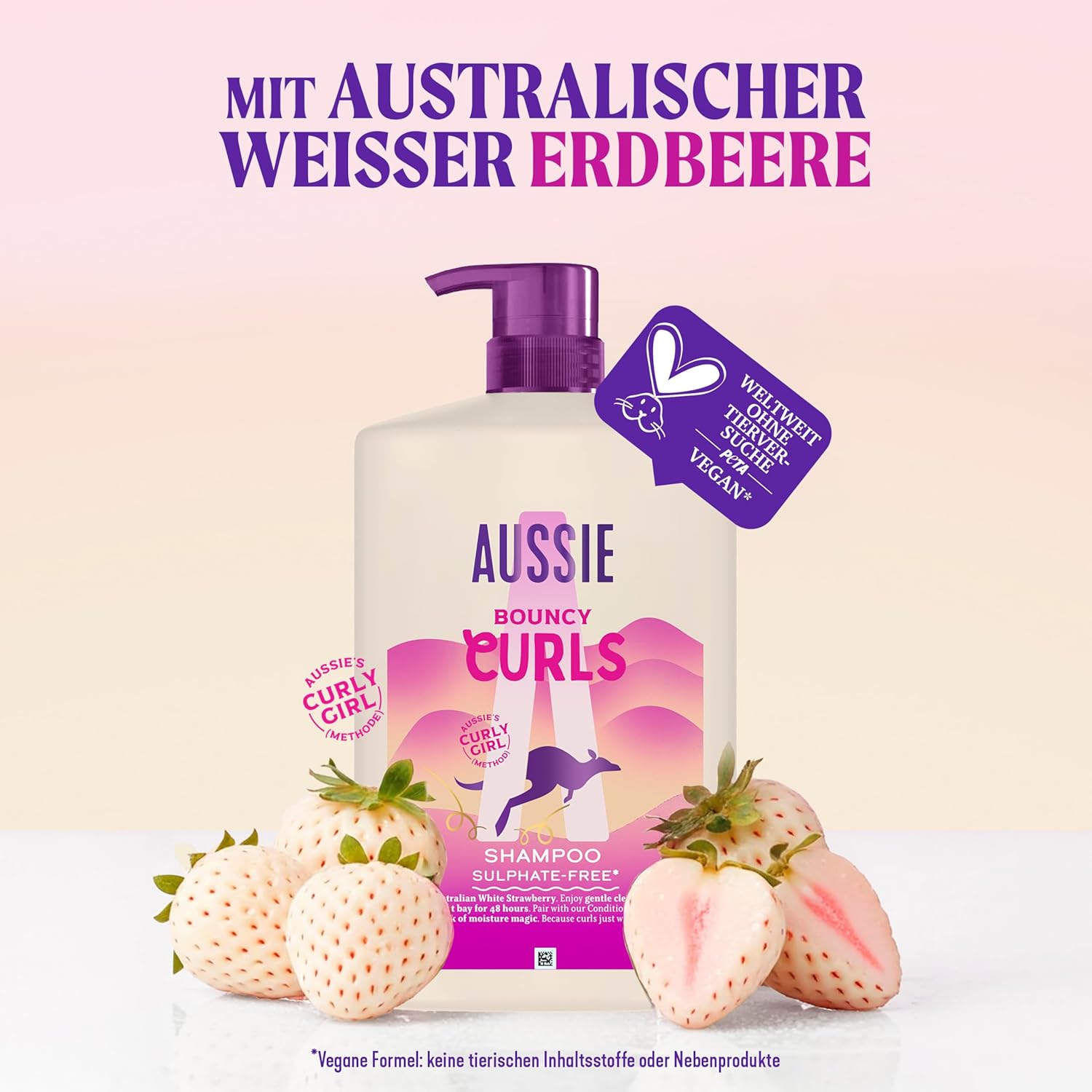 Detalle 2 de Aussie Bouncy Curls Shampoo 1000 ml – sanfte Reinigung, Feuchtigkeit & Volumen für Welliges & Lockiges Haar
