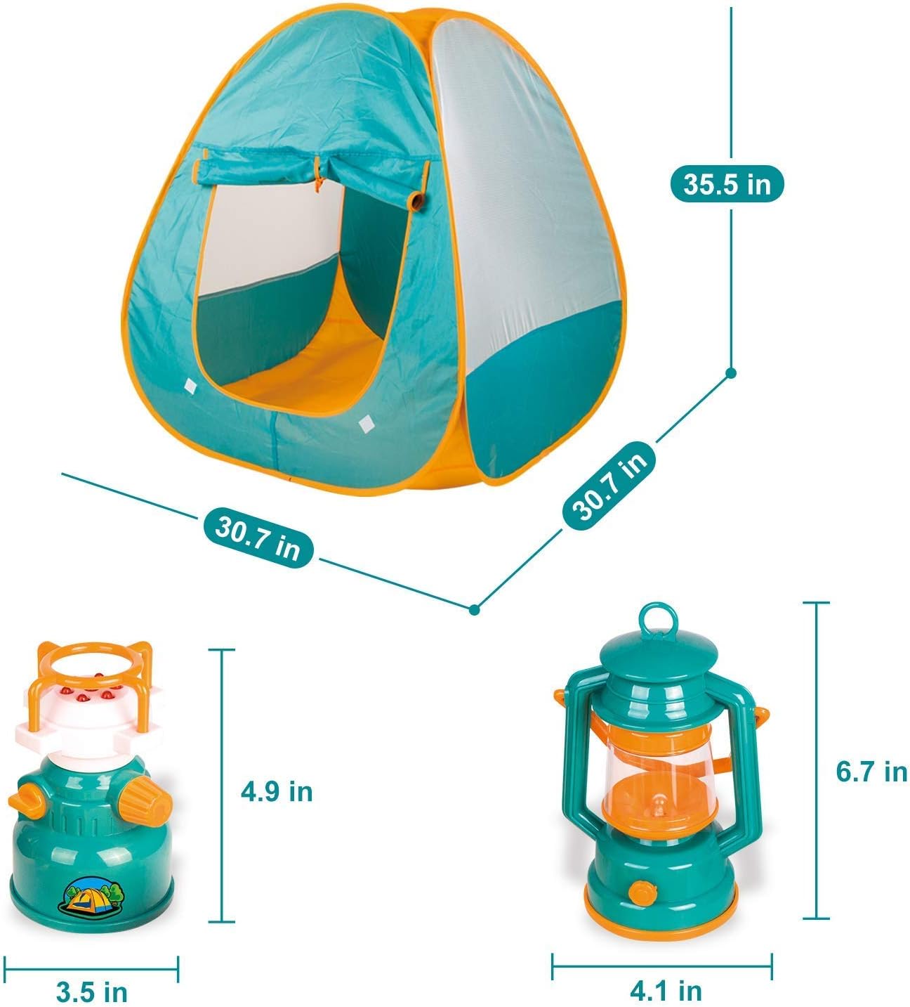 Thumbnail 5 de FUN LITTLE TOYS Pop Up Play Tent 17 🎪