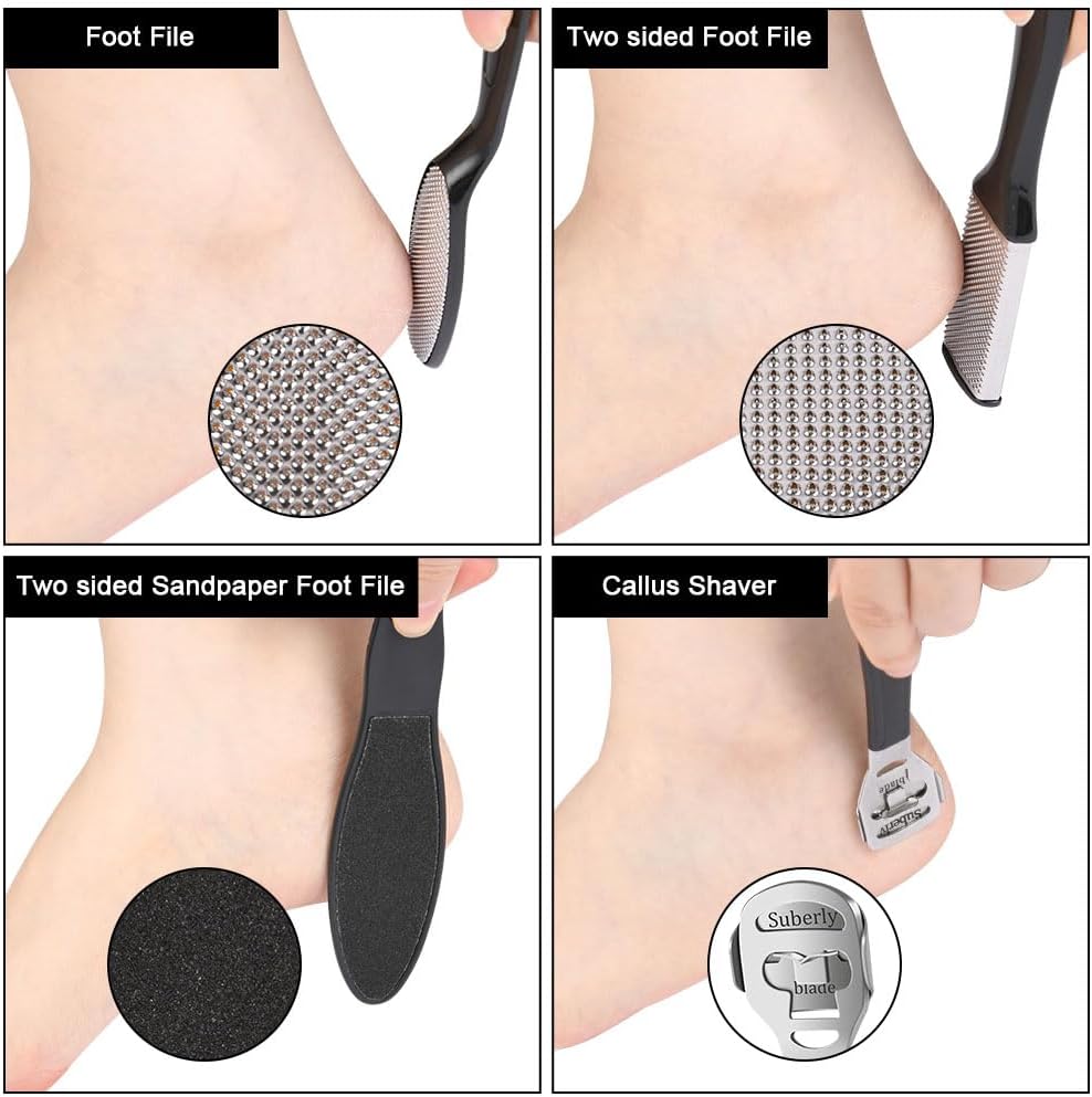 Thumbnail 2 de Alaoo Kit per pedicure, 30 pezzi – kit professionale per pedicure dei piedi in acciaio inox