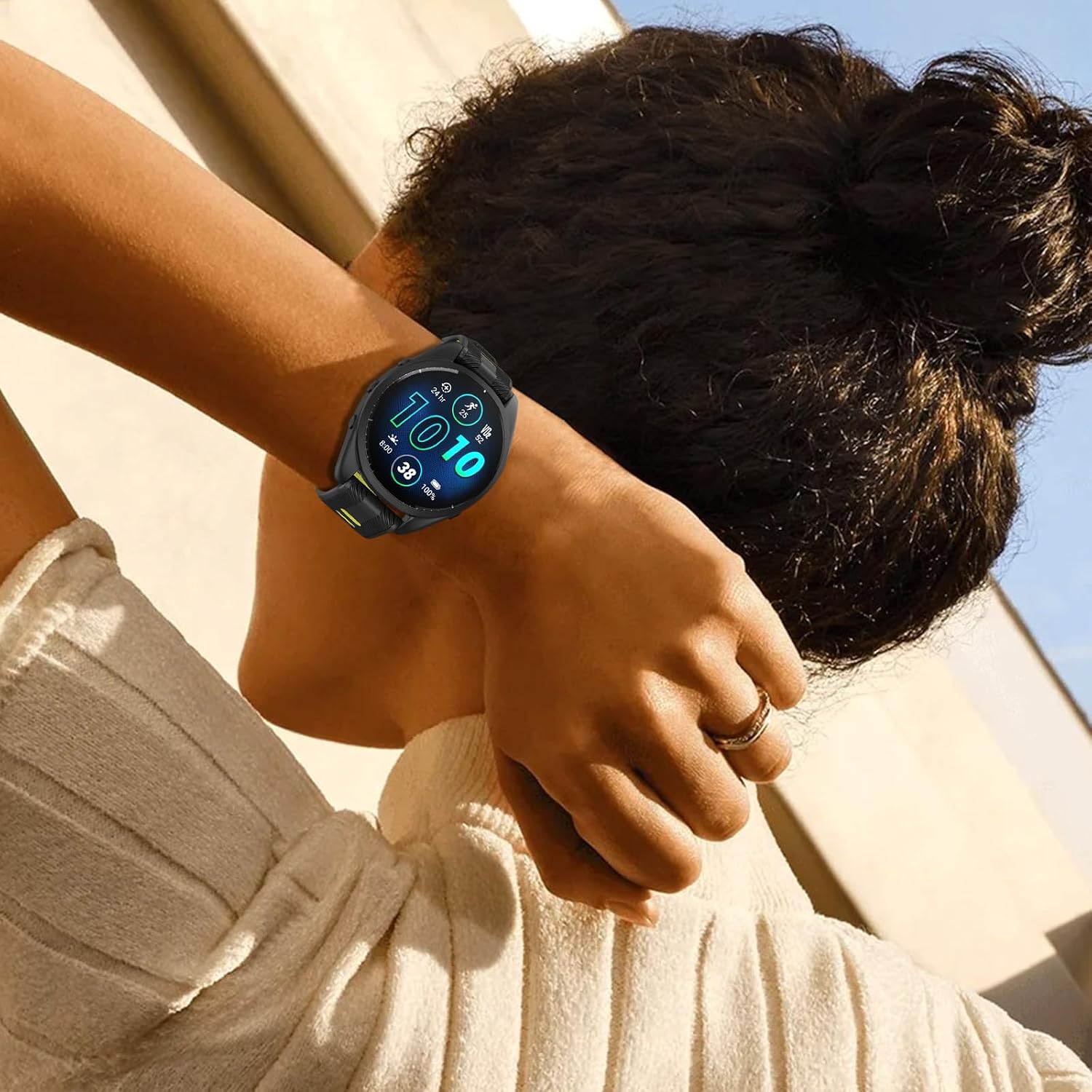Thumbnail 5 de U-LIMVE 22 mm silikonarmband för Garmin Forerunner 965/955/945/935