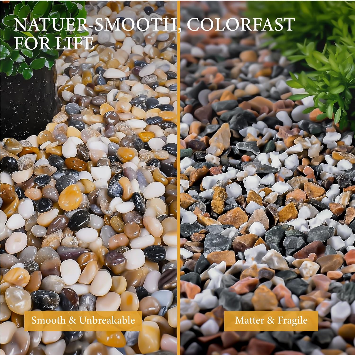 Thumbnail 6 de BIOMAND 18lb River Rock Mix (1-3 inch) for Plants and Landscaping
