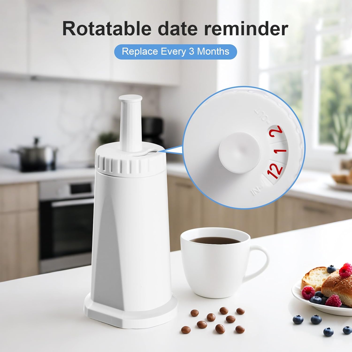 Thumbnail 4 de Mutital 6 Pack Filter Replacement for Sage Fully Automatic Coffee Machines