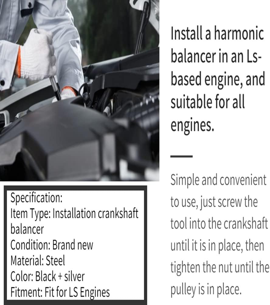 Detalle de KIMISS crankshaft balancer installation tool, steel