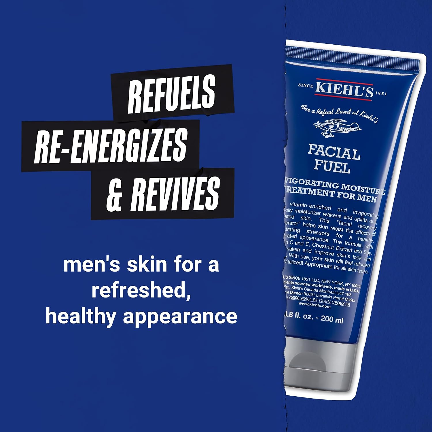 Detalle de Kiehl's 0427938935660 Facial Fuel Men's Energizing Moisturizer