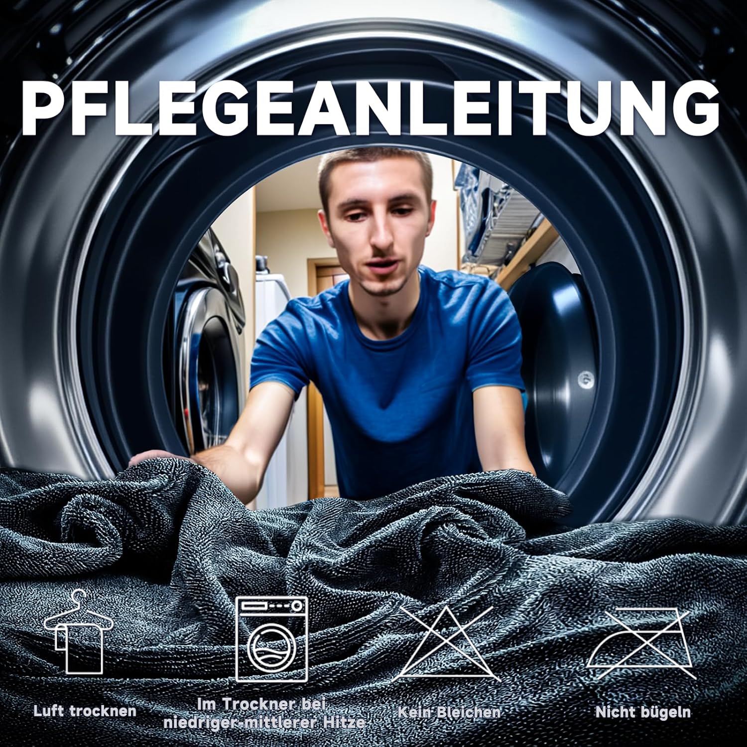 Thumbnail 6 de Autreykorn Trockentuch 90x60 cm Mikrofasertuch