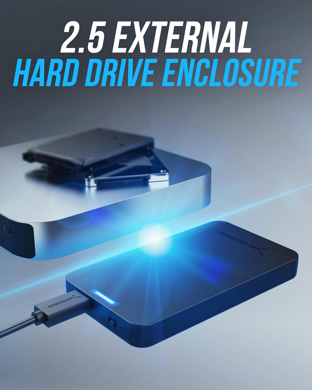Thumbnail 3 de SABRENT EC-UASP 2.5" SSD enclosure with UASP