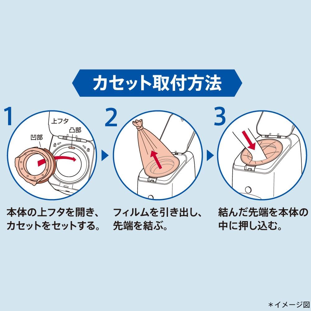 Detalle 2 de アップリカ ニオイポイ・におわなくてポイ共通 交換用消臭カセット 6個入り
