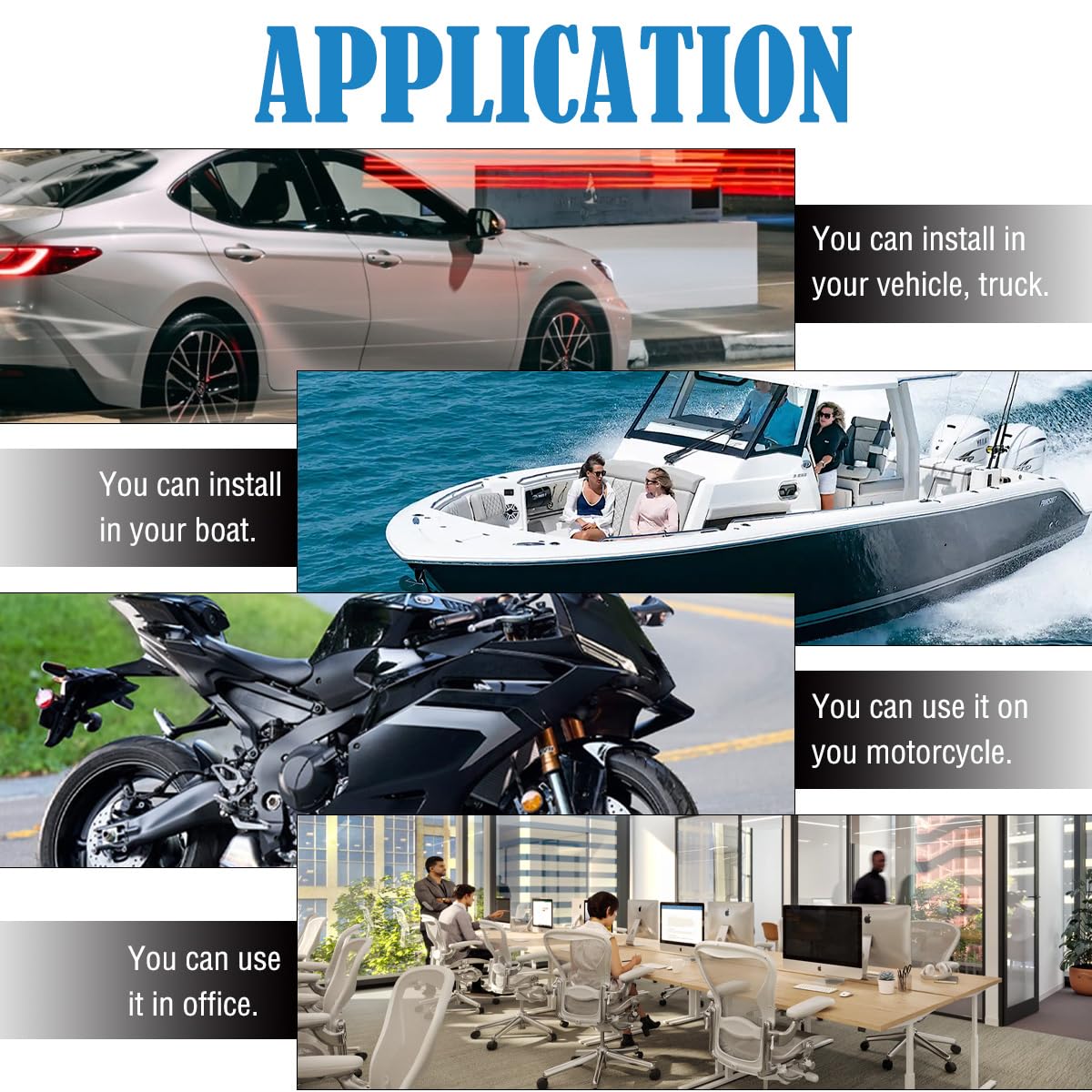 Thumbnail 6 de DAOKAI USB 3.0 + 3.5mm Audio Flush Mount Cable (1m/3ft) for Car, Truck, Boat & More