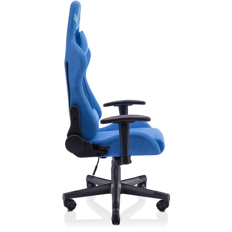Detalle 2 de Valk Nyx Silla gaming tela azul zafiro