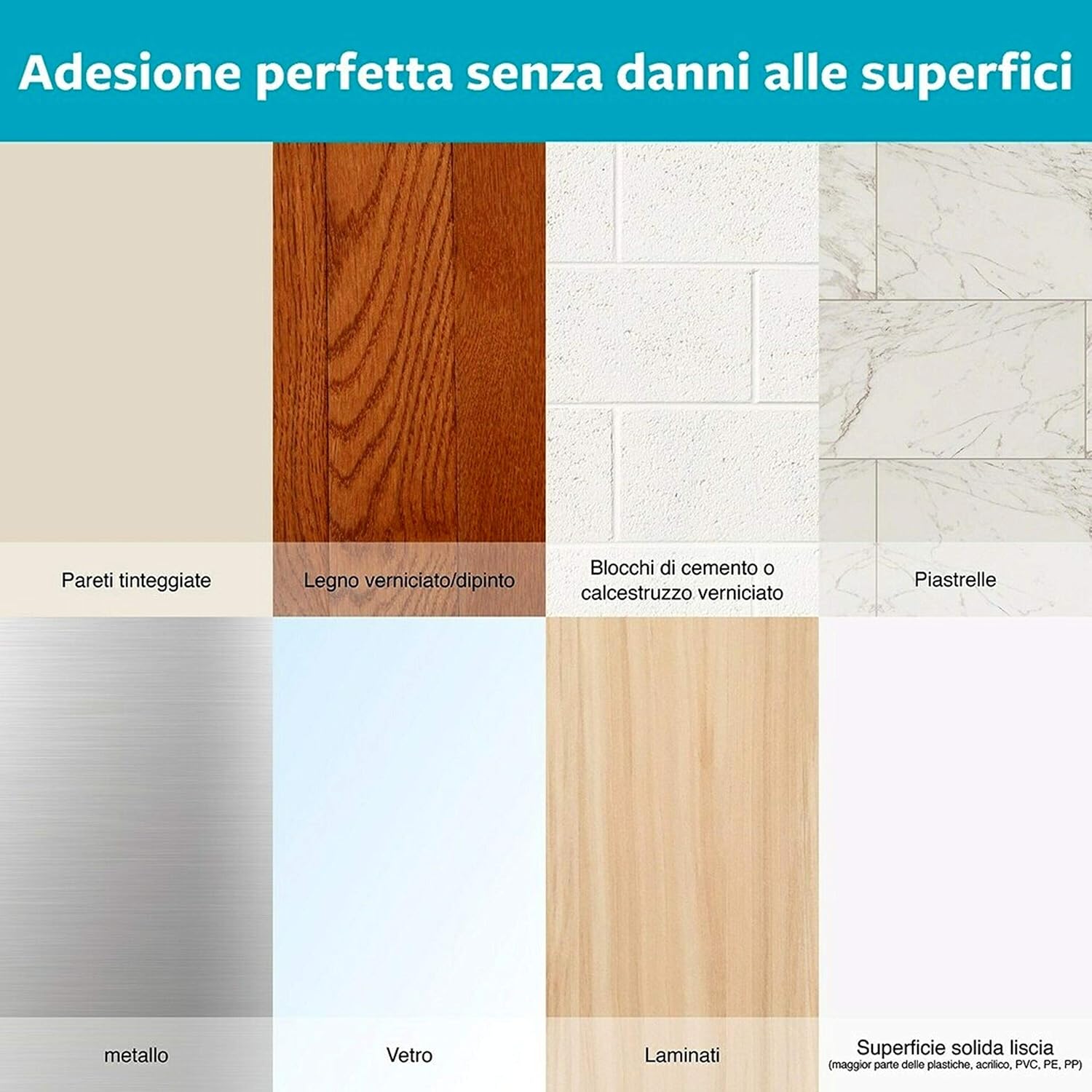 Thumbnail 6 de Command: ganci adesivi per superfici multiple con rimozione pulita