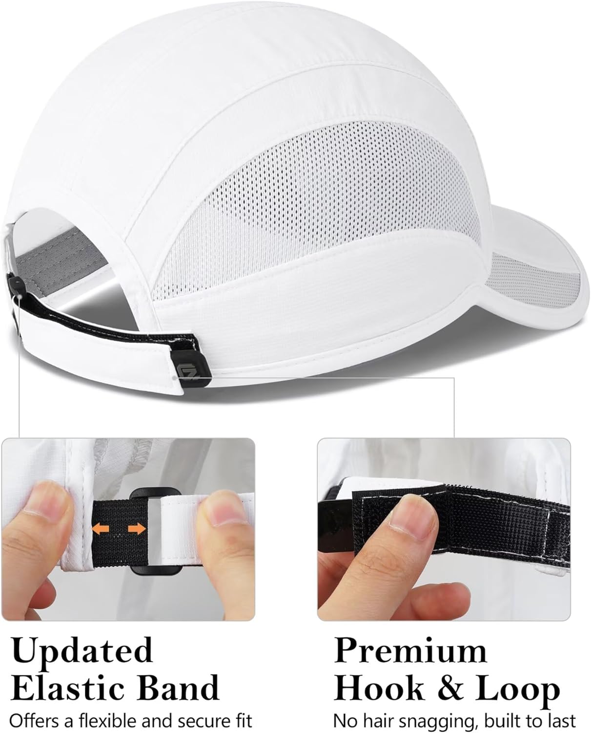 Detalle de GADIEMKENSD Unstructured Quick Dry Sports Cap – Sun Protection for Outdoor Active Living
