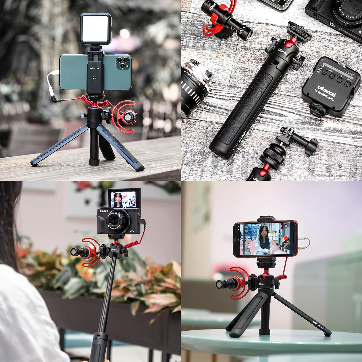 Thumbnail 3 de UURig MT-16 Extendable Tripod – Compact, Flexible 4-Level Adjustable Mini Tripod