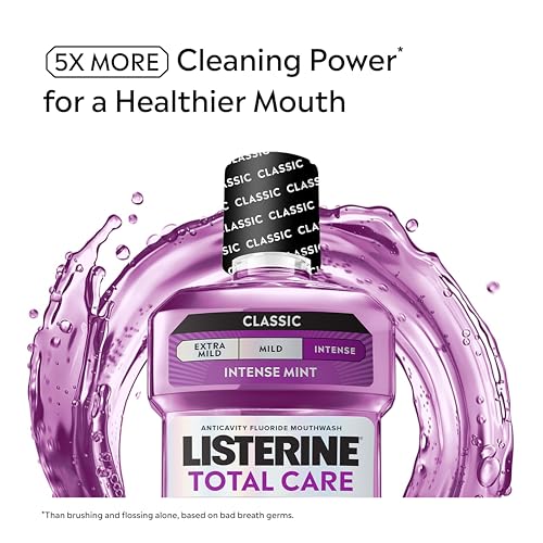 Thumbnail 2 de Listerine Total Care Anticavity Mouthwash, Intense Mint (2 x 33.8 fl oz / 1L)