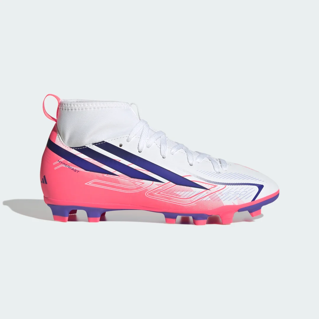 Thumbnail 1 de Bota de fútbol Adidas F50 Hyperfast Club Mid para césped natural seco y multiterreno