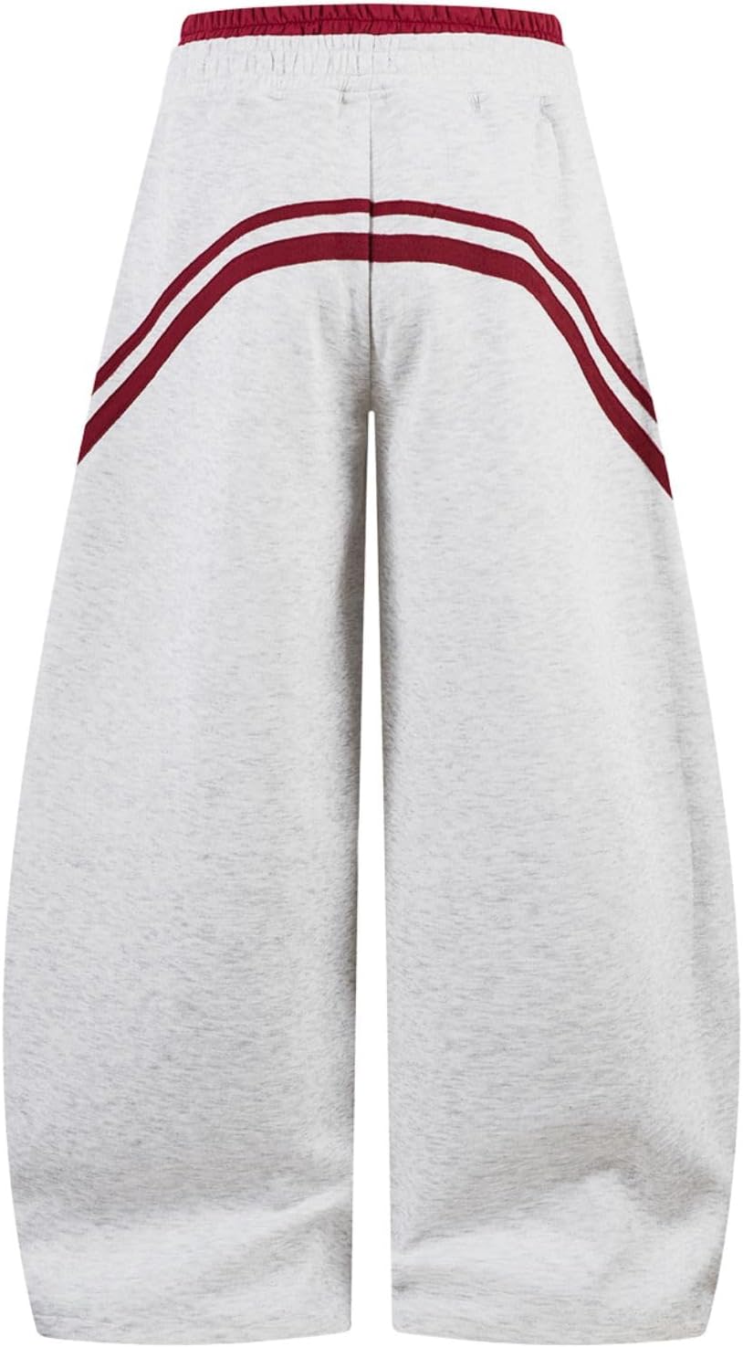 Detalle 2 de Aelfric Eden Striped Barrel-Leg Sweatpants with Double Waist