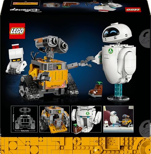 Thumbnail 10 de LEGO Disney et Pixar Wall-E et Eve – Set de Construction pour Adulte, Maquette à Exposer (43279)