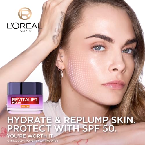 Thumbnail 2 de L’Oréal Paris Revitalift Filler Replumping Anti Ageing SPF50 Day Cream 50ml