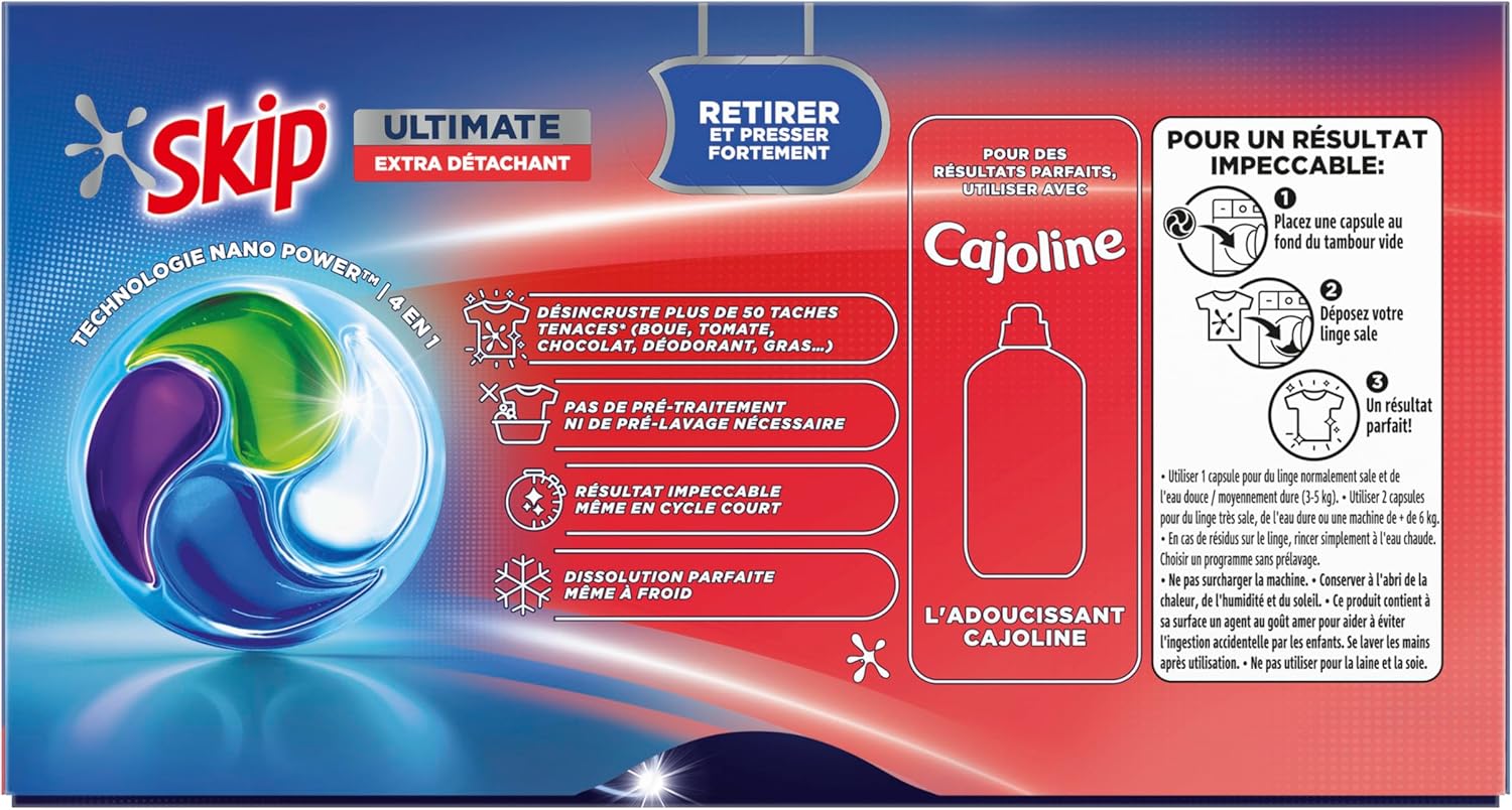 Thumbnail 2 de Skip Lessive Capsules Ultimate 4en1 Extra Détachant – 34 Lavages