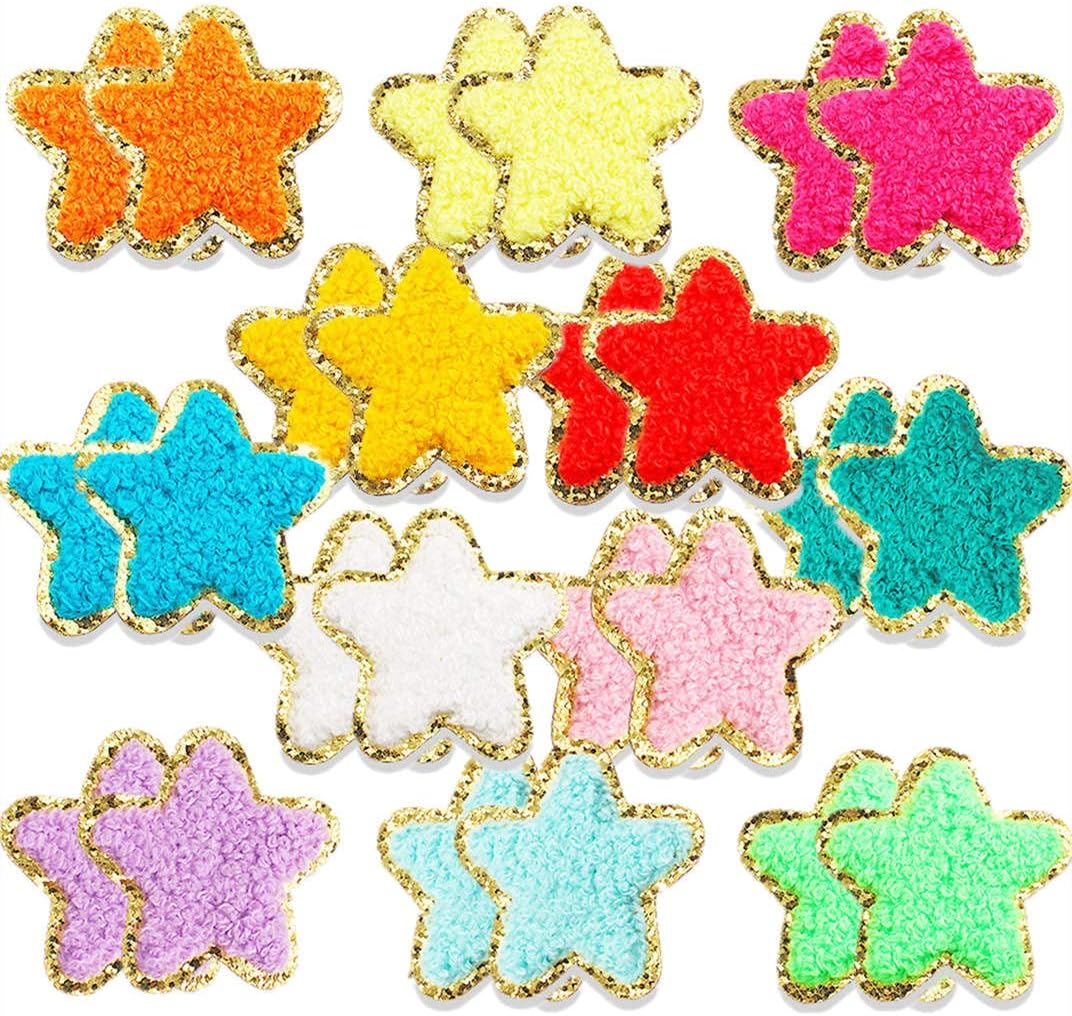 Detalle 2 de Star Iron-On Patches, Chenille