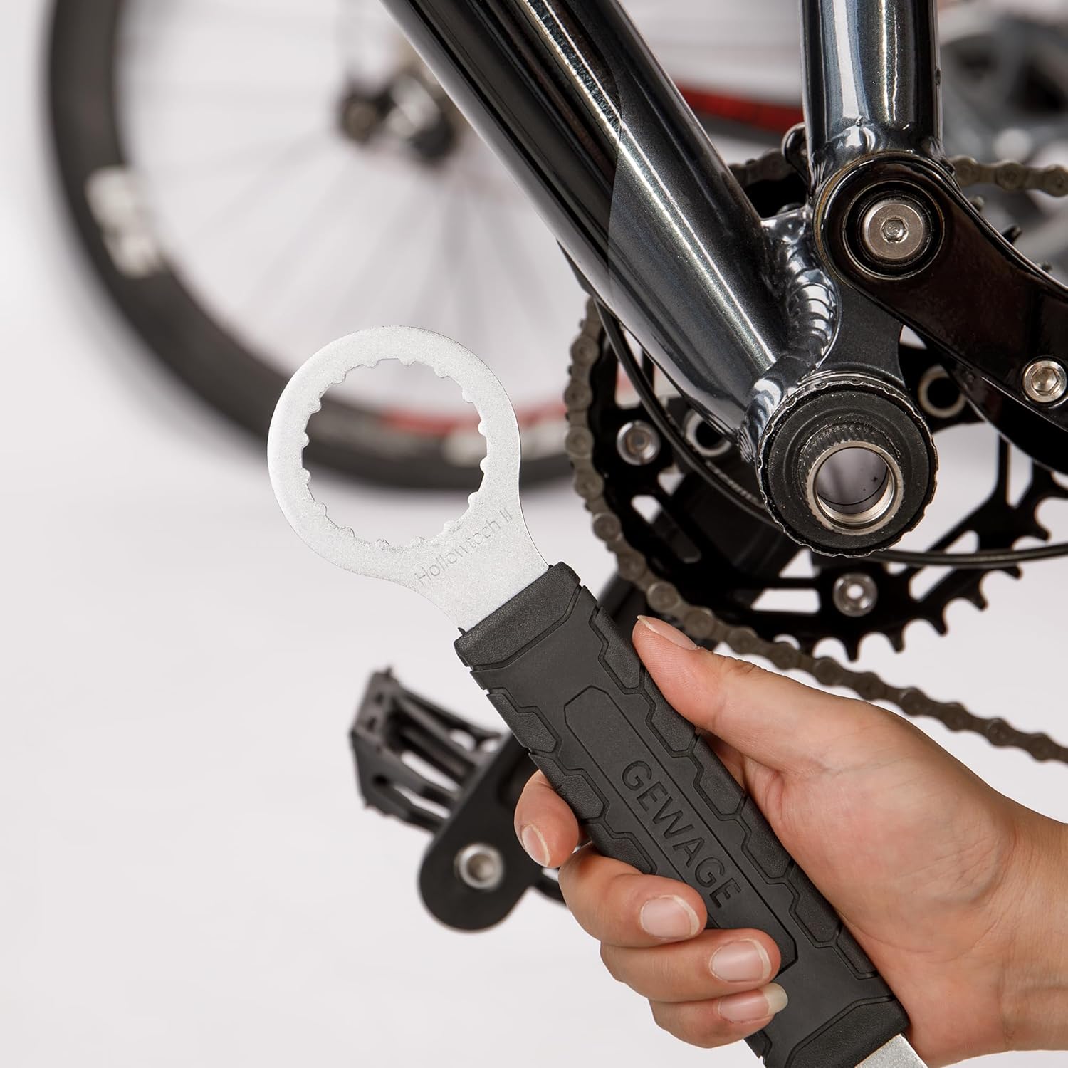 Thumbnail 6 de GEWAGE outil de verrouillage central de vélo pour Shimano Hollowtech II (compatible BB9000, BBR60, Truvativ GXP, FSA Mega Evo)