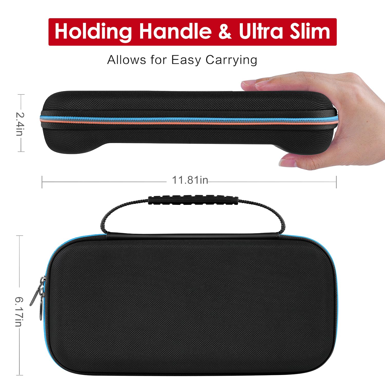 Detalle de ivoler Carrying Case for Nintendo Switch 2, 12-slot case