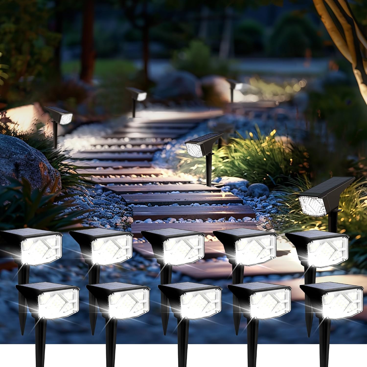 Thumbnail 6 de SOLPEX Solar Spot Lights, 10-Pack