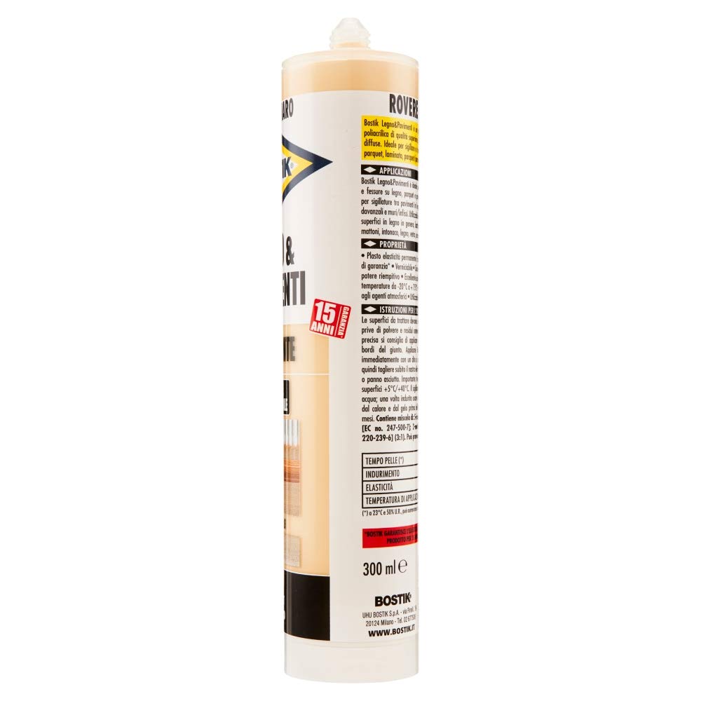 Thumbnail 2 de Bostik Legno&Pavimenti Sigillante Rovere Chiaro, cartuccia 300 ml