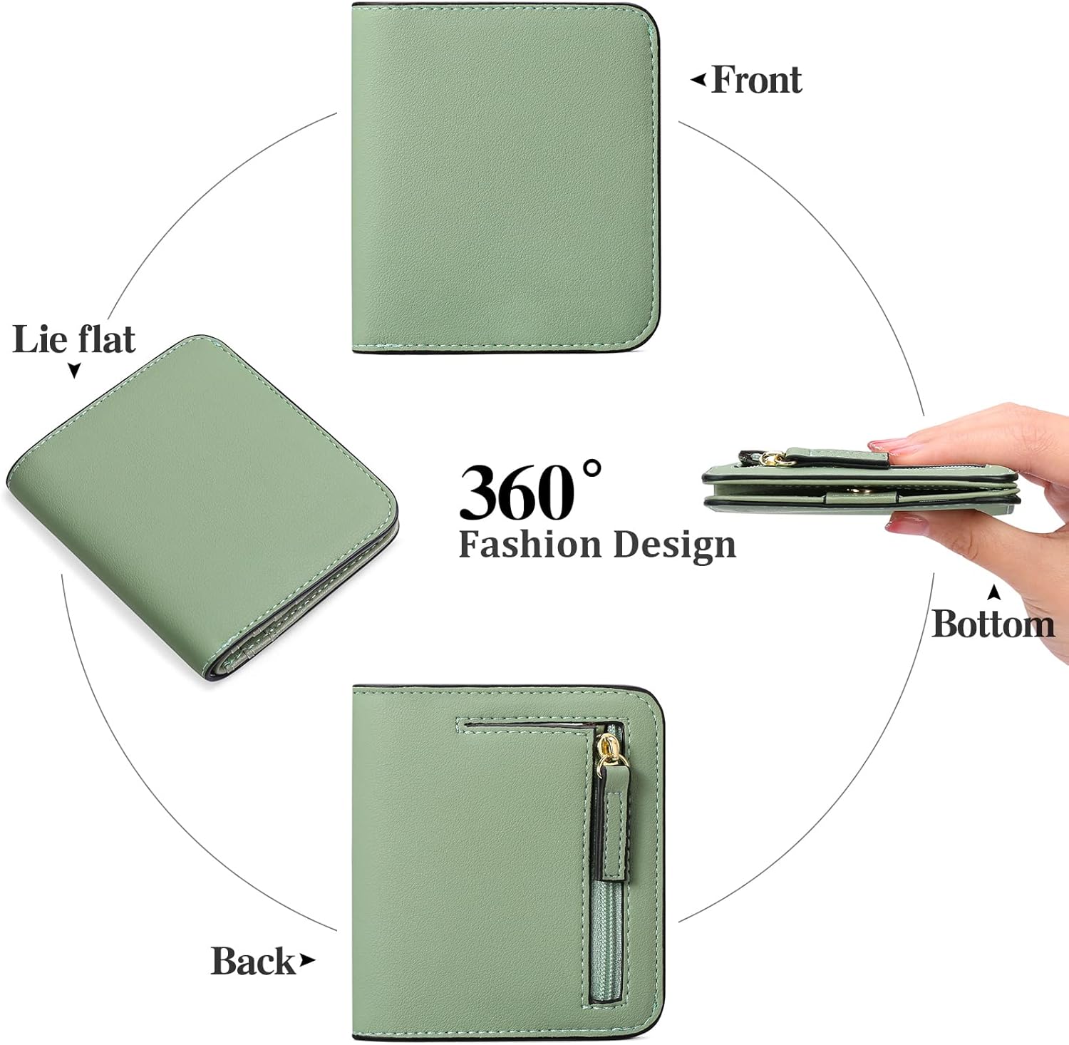 Thumbnail 3 de GAEKEAO RFID wallet with 6 card slots