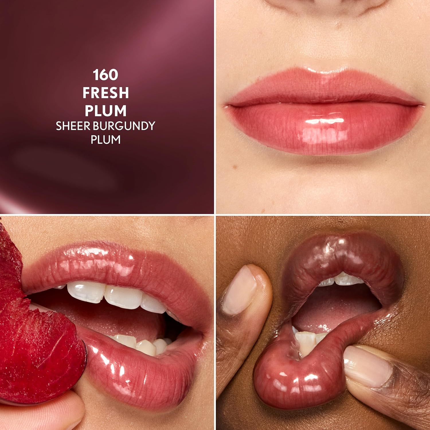 Detalle 2 de COVERGIRL Clean Fresh Squishy Glaze Fresh Plum 160 Tinted Lip Balm