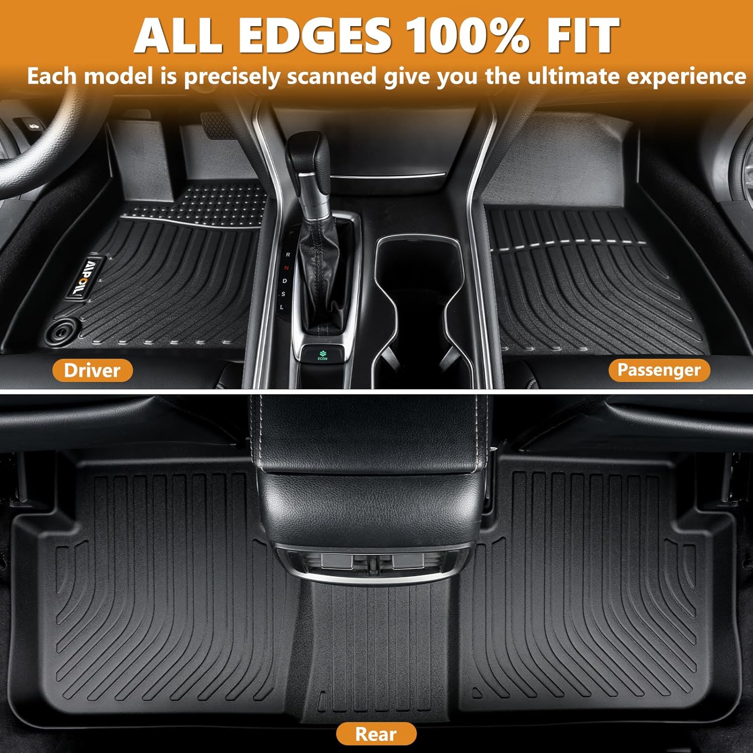 Detalle 2 de AIPOIL Floor Mats Mazda 3 2019-2025 Sedan