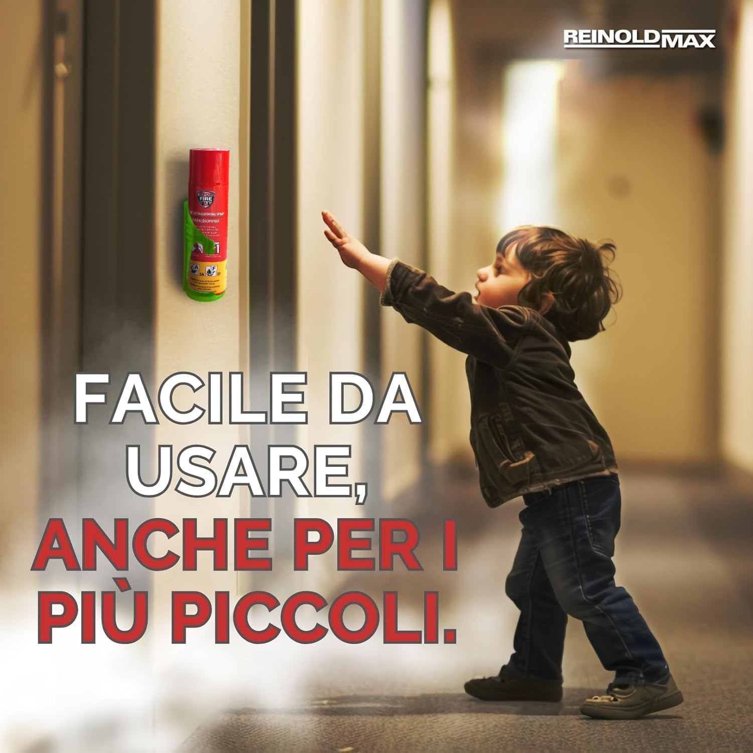 Thumbnail 6 de 2X Reinoldmax Estintore Casa: Mini Aerosol per Cucina, Viaggi e Auto