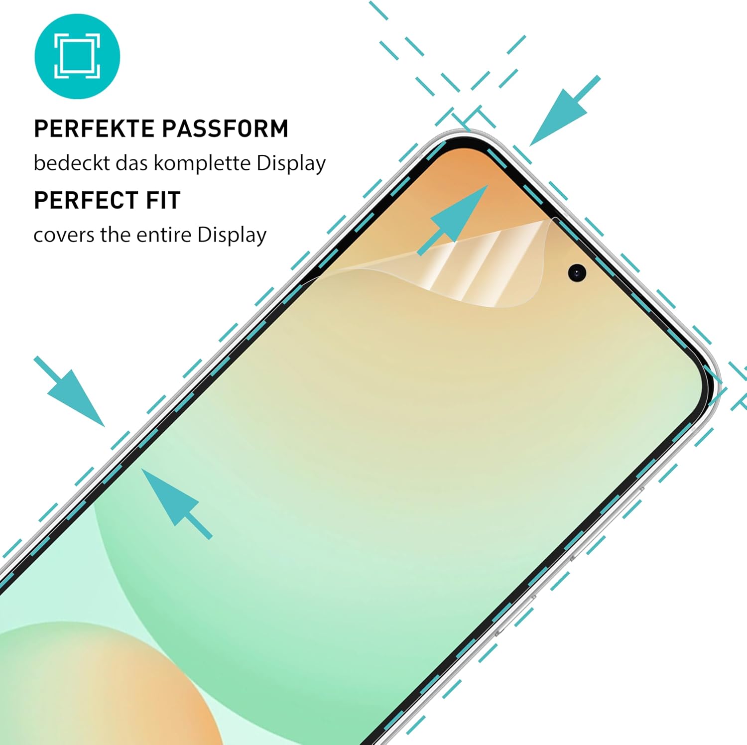 Thumbnail 1 de SmarTect TPU Matte Screen Protector for Samsung Galaxy S24 FE, 2-Pack