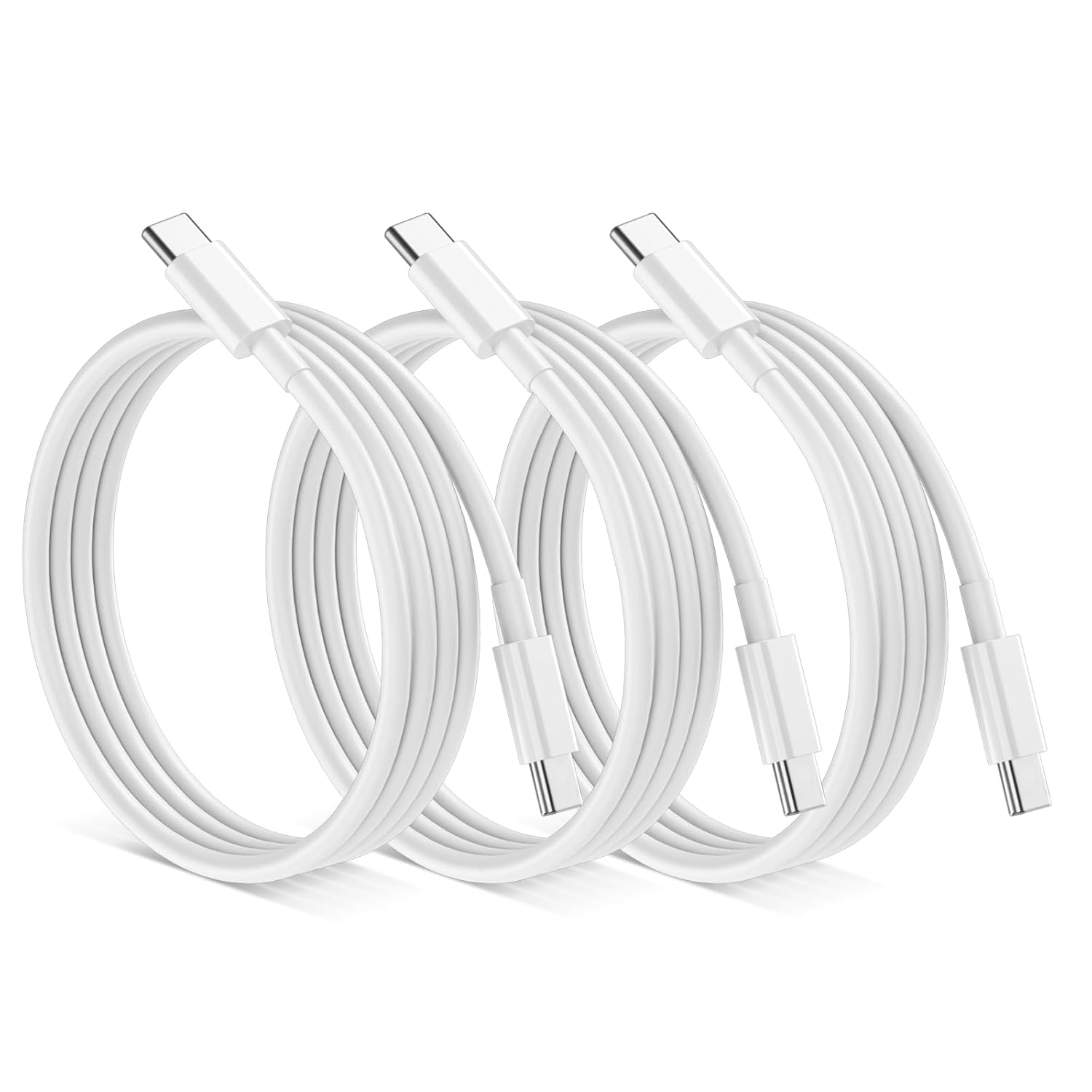 Detalle de QZIIW USB C to USB C Cable 240W Fast Charging 3-Pack (3FT/3FT/3FT) – 240W PD3.1, E-Marker, DP Alt Mode