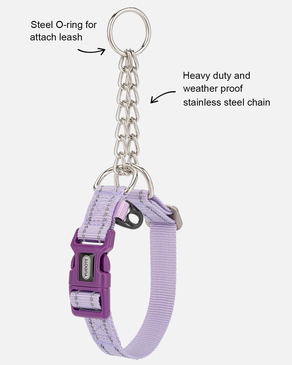 Detalle de Petiry Half Choke Dog Collar, L 44-56cm