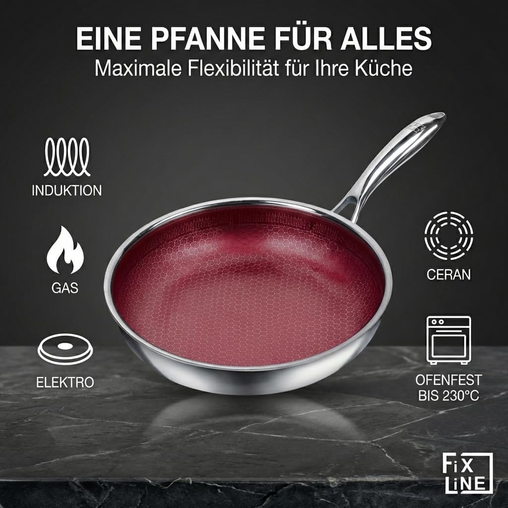 Thumbnail 4 de FIXLINE BLACK FOREST Servierpfanne 28cm RED Edition