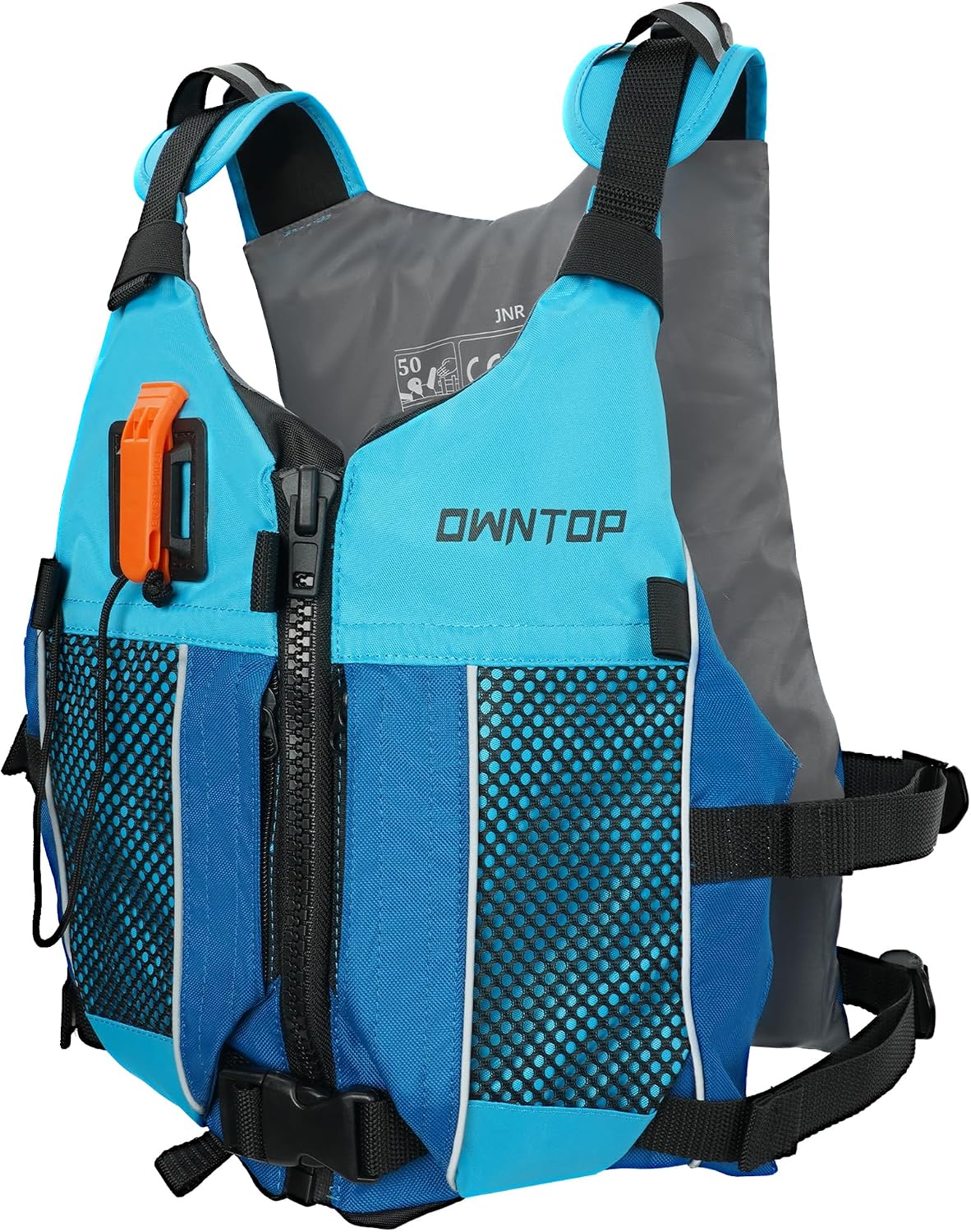 Detalle de Owntop Swim Jacket Adult Youth Hydration Pack with Dual Mesh Pockets