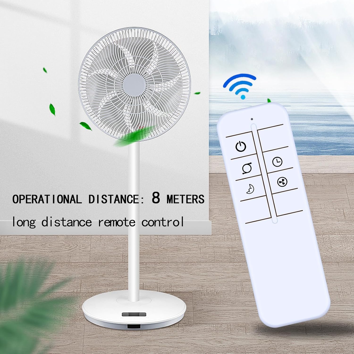 Detalle 2 de TCNOUMT Replacement Remote Control for Lasko Oscillating Pedestal Fan (2033651, 2535)