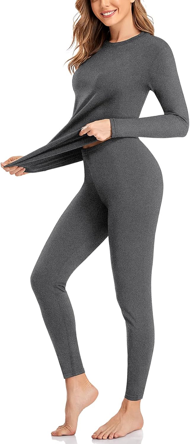 Detalle de SIMIYA Women Thermal Underwear Set Long Johns for Winter