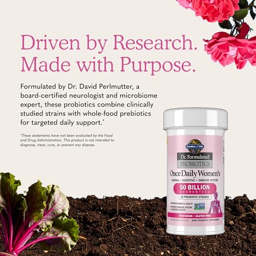 Detalle de Garden of Life Once Daily Dr. Formulated Probiotics for Women 50 Billion CFU – 16 Strains