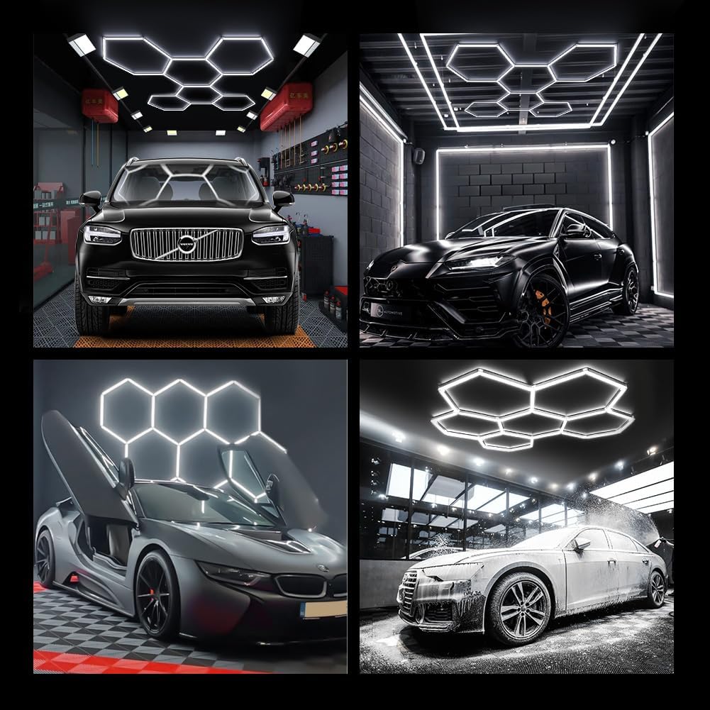 Thumbnail 5 de DIKHEE 248W Garagenleuchte Hexagon LED