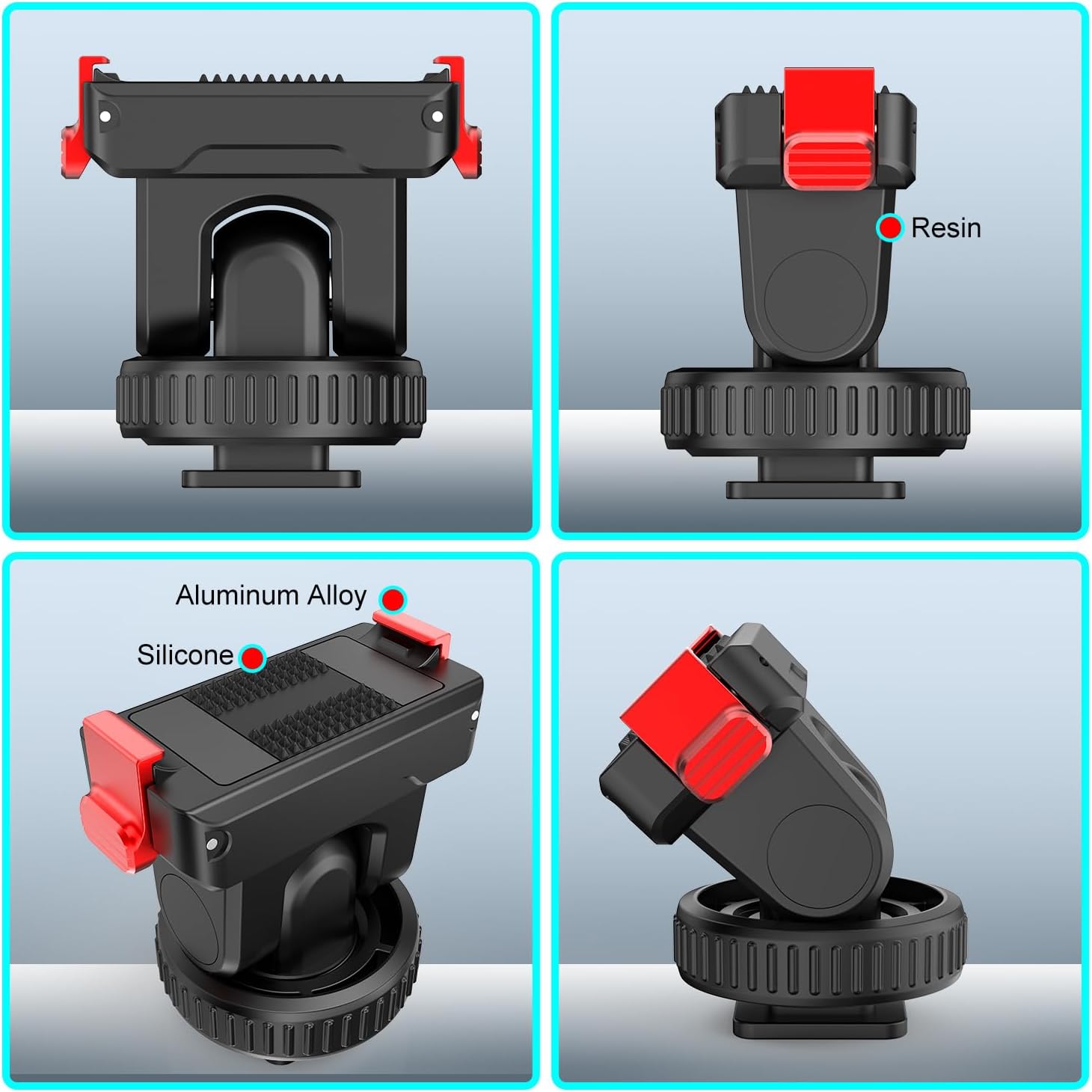 Thumbnail 4 de Cold Shoe Adapter Magnetic Quick Mount 150° Tilt