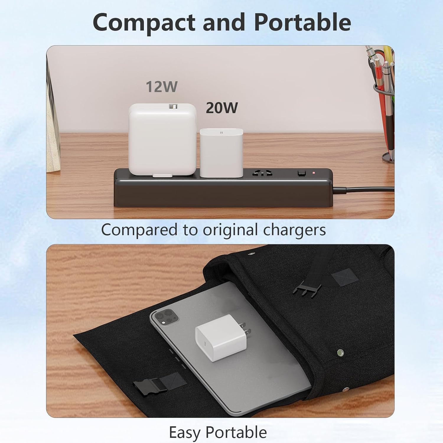Thumbnail 2 de BWOGGJ CA-15T 20W USB-C Charger with Single Port, Compact White Design