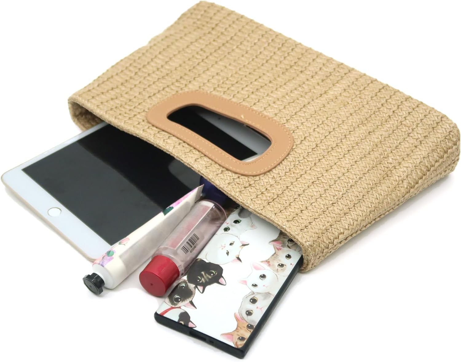 Thumbnail 4 de Crbeqabe Straw Clutch Purse