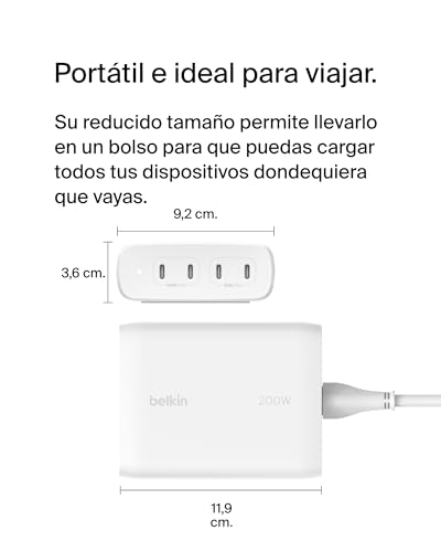 Thumbnail 6 de Belkin Cargador BoostCharge Pro USB-C 4 puertos 1,5 m