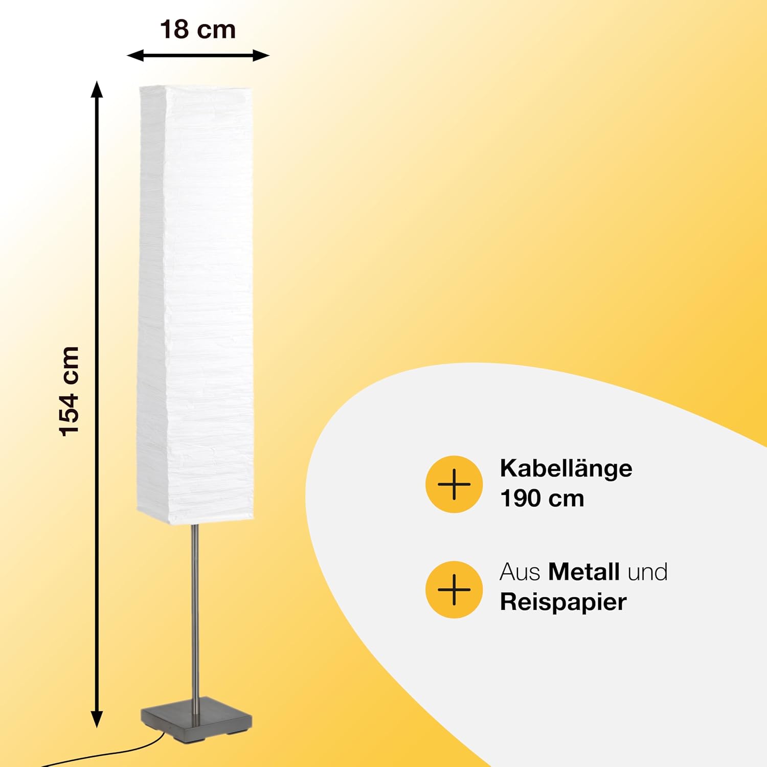 Detalle de Brilliant Nerva lampadaire 2x40W