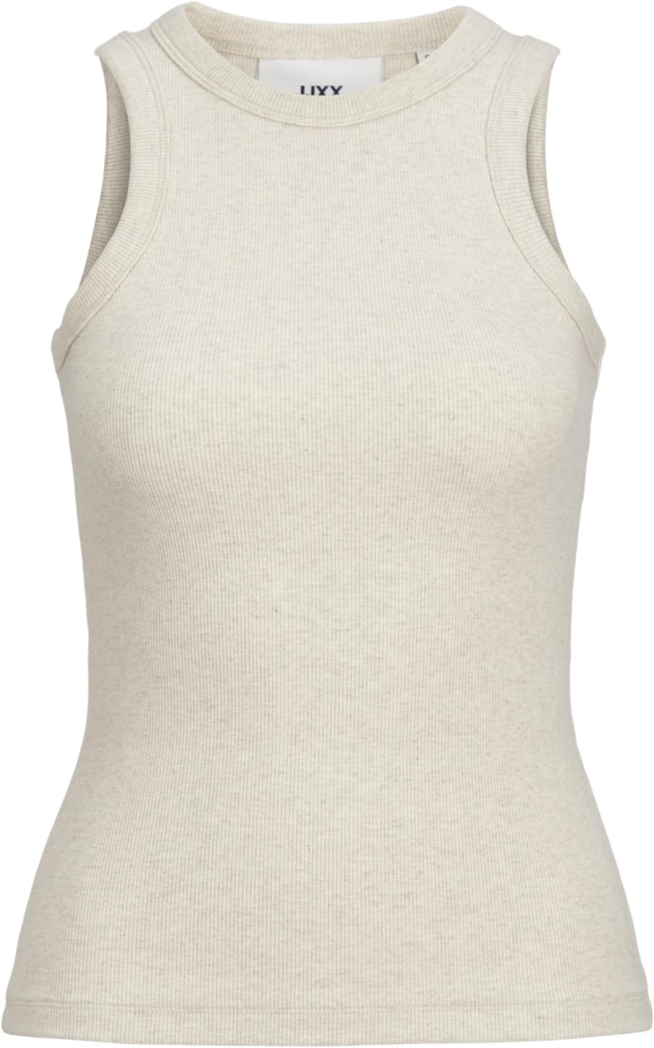 Detalle 2 de JJXX Jxforest STR SL Rib Top JRS Noos Femme – Débardeur côtelé à col rond sans manches