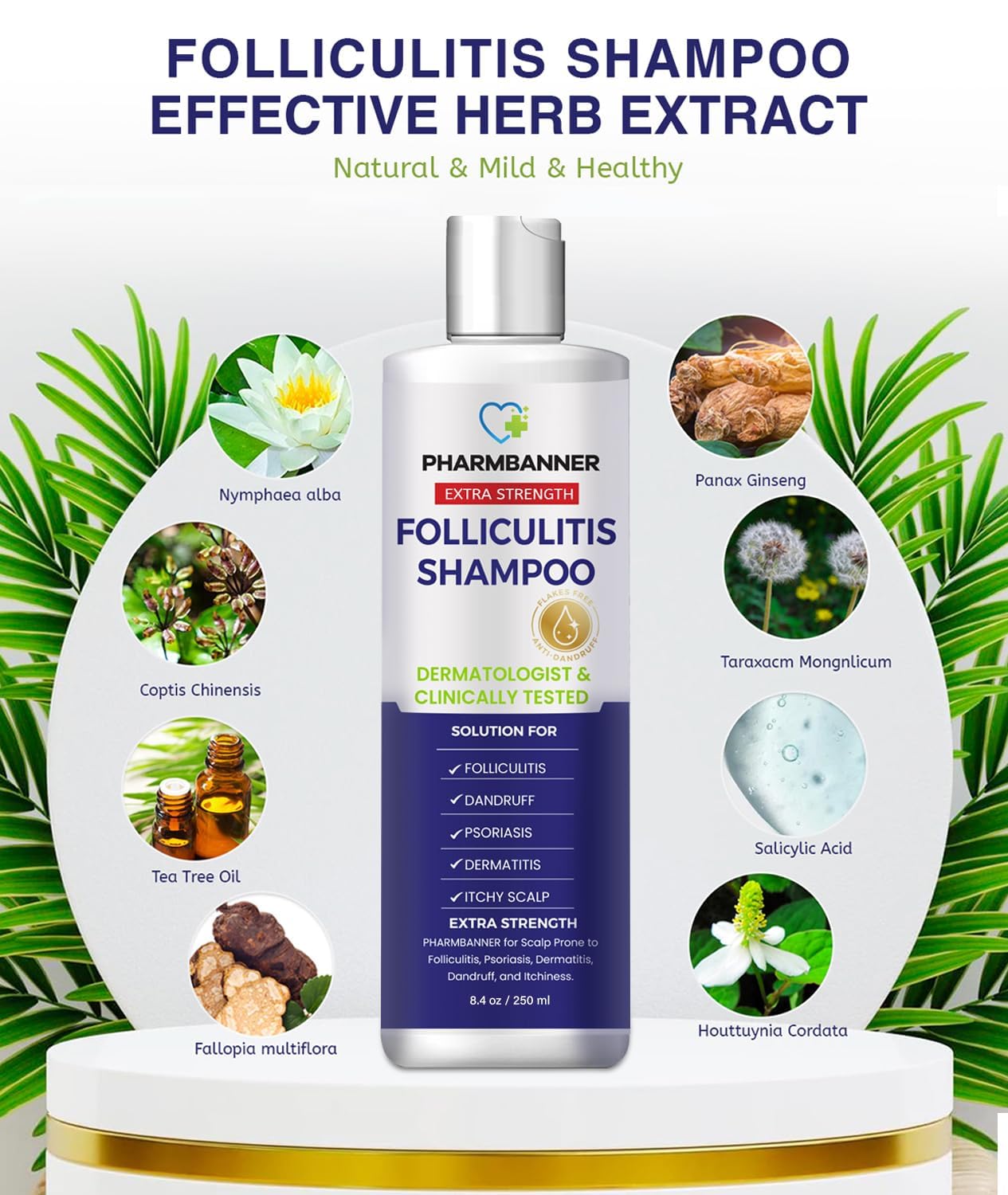 Detalle de PHARMBANNER Shampoo gegen Follikulitis 250 ml