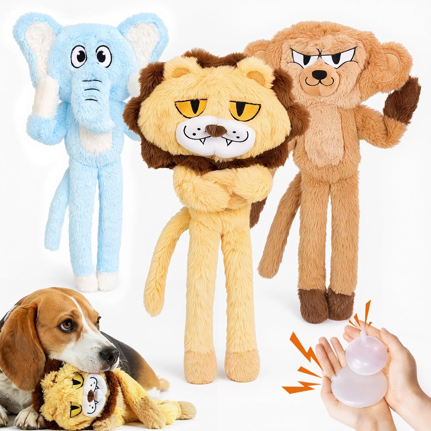 Detalle de LAONOPS Jumbo Squeaky Dog Toys